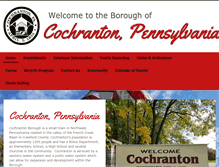 Tablet Screenshot of cochrantonboro.org